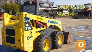 komtasu SK714 skid steer [upl. by Nauwaj]