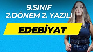 9SINIF EDEBİYAT 2DÖNEM 2YAZILI SORULARI [upl. by Japheth]