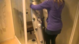 How to remove and replace a shower panel [upl. by Ardnohsal]