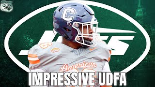 New York Jets UDFA Pass Rusher Stands Out at OTAs [upl. by Poppo]