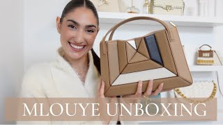 MLOUYE UNBOXING amp FIRST IMPRESSIONS  Contemporary Handbag  Erin Cara [upl. by Budwig]