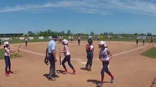 Aunt Rosies 2013 fastpitch softball tournament Game 2 [upl. by Burt707]