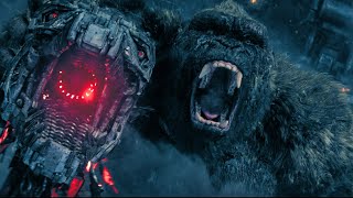 Godzilla amp King Kong Vs Mecha Godzilla  Godzilla VS King Kong  4k 60 FPS HD  MOVIE SCENE [upl. by Hanikahs]