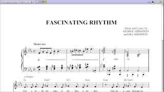 quotFascinating Rhythmquot by George Gershwin Piano Sheet Music Teaser [upl. by Spaulding]