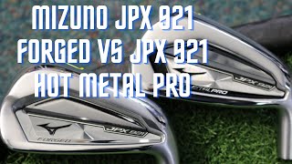 Mizuno JPX921 Forged vs JPX921 Pro with Andrew Ainsworth [upl. by Ddahc]