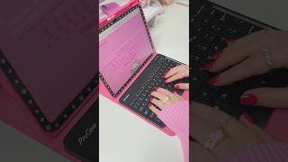 Turning my pink iPad into a portable laptop 🩷AD [upl. by Cigam]