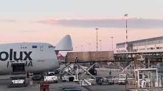 Boeing B747 Kargo OperasyonuYüklemesi B747 Cargo Operation [upl. by Papp]