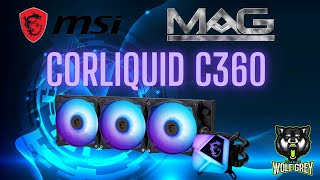 AIO MSI MAG Coreliquid C360 [upl. by Ayak]