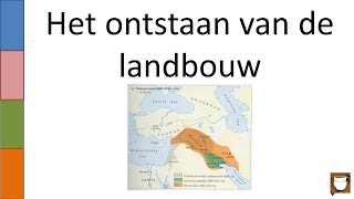 1 Het ontstaan van de landbouw [upl. by Ynafetse]