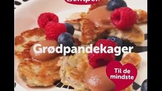 Opskrift på grødpandekager til de mindste [upl. by Ecnarwal390]