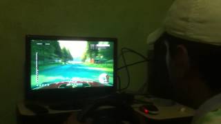 Codemasters Dirt 3 Crash Glitch Windows 8 Microsoft Sidewinder Force Feedback Wheel [upl. by Marline]