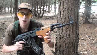 CyberGunCYMA CM050 AK47 AIMS Airsoft Gun Review [upl. by Georgianne]