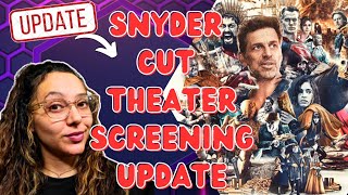 SNYDER CUT THEATRICAL RELEASE UPDATE [upl. by Coco157]