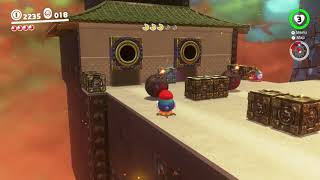 Super Mario Odyssey  Bowsers Kingdom Moon 2 Smart Bombing [upl. by Dick]