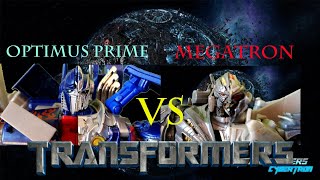 Transformers stop motion  Optimus Prime vs Megatron TF 1235 100 subs special [upl. by Ayetal]