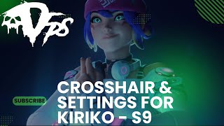 Crosshair amp Settings for Kiriko  Season 9 [upl. by Fita]