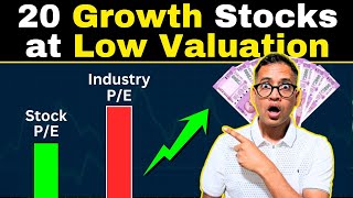 20 GROWTH Stocks at LOW Valuation  Time to Buy Rahul Jain Analysis stockmarket rahuljainfinance [upl. by Dulla778]