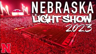 Nebraska Football Lightshow  Northern Illinios [upl. by Watters]