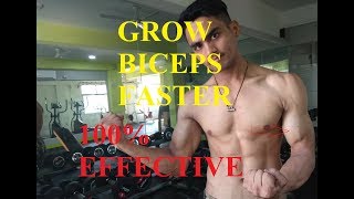 BICEPSडोले का साइज़ कैसे बढ़ाए How to Grow Huge Biceps  SCIENTIFIC WAY [upl. by Dyrraj567]