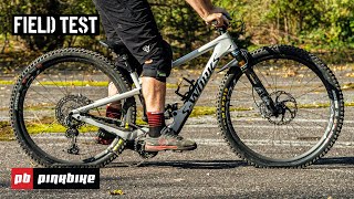 13 New Bikes Hucked to Flat in Slow Motion 1000 FPS  2020 Pinkbike Field Test [upl. by Htiaf959]