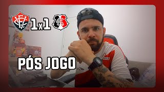 Pós Jogo  Vitória 1x1 Santa Cruz OPINIÃO [upl. by Elahcar79]