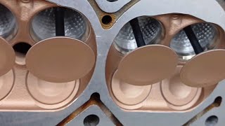 Ceramicatura e Dipling aspirazione lavorazione condotti Cerakote coating cylinder head cnc porting [upl. by Dimphia]