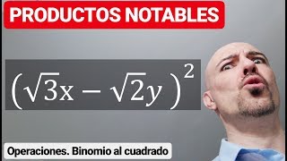 OPERACIONES CON PRODUCTOS NOTABLES BINOMIO AL CUADRADO [upl. by Repsac46]