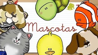 MASCOTAS en ESPAÑOL para niños [upl. by Airotkciv684]