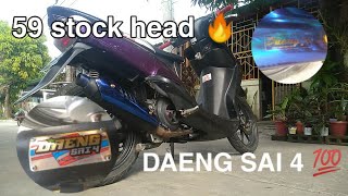 Daeng Sai 4 power pipe  Mio Sporty [upl. by Decima]