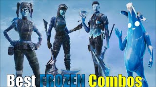 25 Best FROZEN Skin Combos Black Ice Legends Pack [upl. by Dunaville]