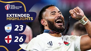 England victorious in bronze final  Argentina v England  Rugby World Cup 2023 Extended Highlights [upl. by Gerek]