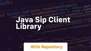 java sip client library [upl. by Aseuqram830]