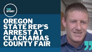 Oregon state rep arrested at the Clackamas County Fair after confrontation over cigarette [upl. by Burtie]