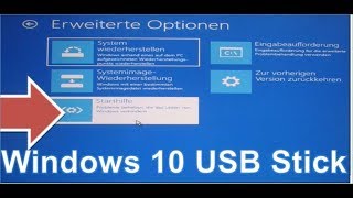 Windows 10 USB Boot Stick erstellen und System reparieren USB BootStick Repairstick Betriebssystem [upl. by Simmonds662]