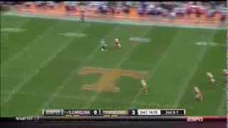 2013 USC vs Tennessee  Damiere Byrd 76 Yd TD Reception [upl. by Merola]