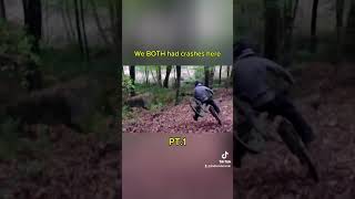 Sorry its a bit quiet😅 mtb ukmtb bristol mountainbike downhill crash [upl. by Shaer]