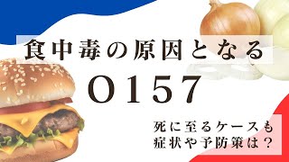 【O157】米ハンバーガーチェーン 玉ねぎが原因？集団食中毒 O157とは？ [upl. by Enar]