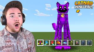 PLAYING THE CATNAP MINECRAFT MOD so amazing [upl. by Anayra233]