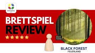 Brettspiel  Review Feuerland Spiele  Black Forest [upl. by Etnovad]