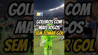 Goleiros com mais jogos sem tomar gol brasileirão futebolbrasileiro futebolbrasil futebol [upl. by Annad]