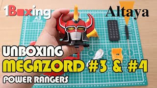 Megazord Power Rangers Altaya  Unboxing amp Review das Edições 3 amp 4 [upl. by Atnod]