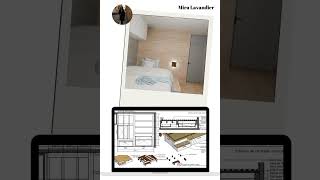 Chambre 12m2 avec lit sur estrade miralavandier home interieur [upl. by Tnomel74]