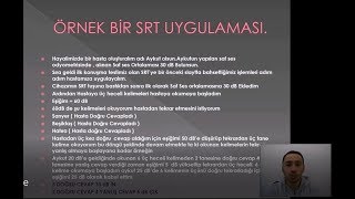 Odyolojide Konuşma Testleri Uygulaması ve İşitme Cihazı Uygulamasındak Önemi [upl. by Adnalram]