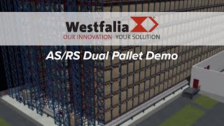 ASRS Dual Pallet Demo [upl. by Fineberg]