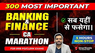 Top 300 Banking amp Financial News  April to Sep 2024  GA Marathon for RRB POClerk 2024 [upl. by Yartnoed]