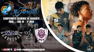 🏆🏀Campeonato Cearense de Basquete  RA10 🆚 BPA DL  FINAL  SUB19  JOGO 02 [upl. by Alger]