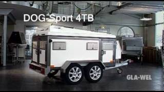 GLAWEL DOGSport 4TB Hundeanhaenger mit Staudach [upl. by Greenberg]