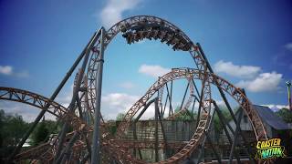 Copperhead Strike Carowinds 2019 Roller Coaster First Look [upl. by Alfonzo]