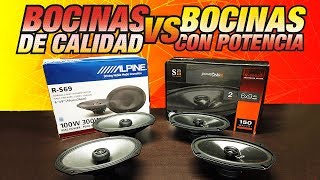 Bocinas de calidad VS bocinas con potencia para tu carro 🔊 [upl. by Iruam]