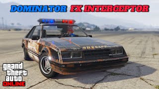 GTA 5 Online  Vapid Dominator FX Interceptor Customization [upl. by Lavinia]